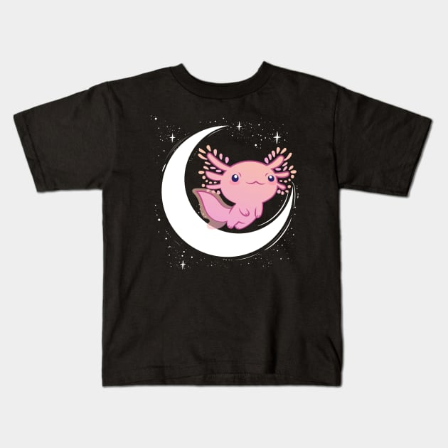 Cute Axolotl Kids T-Shirt by X-TrashPanda